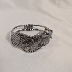 Silver Tone Eagle Bracelet